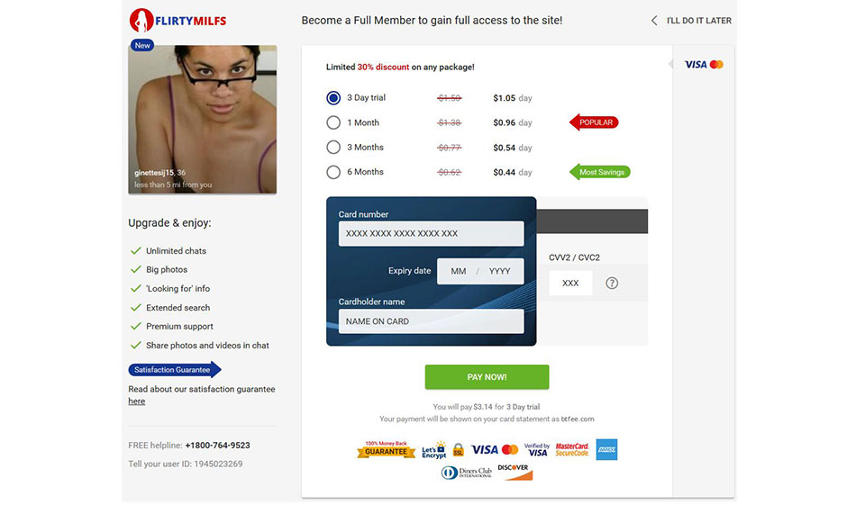 Recensione di FlirtyMilfs