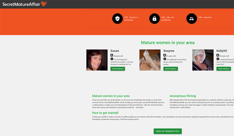 Secret Mature Affairs Review