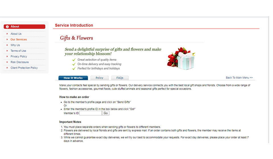 Features AsiaMe Provide