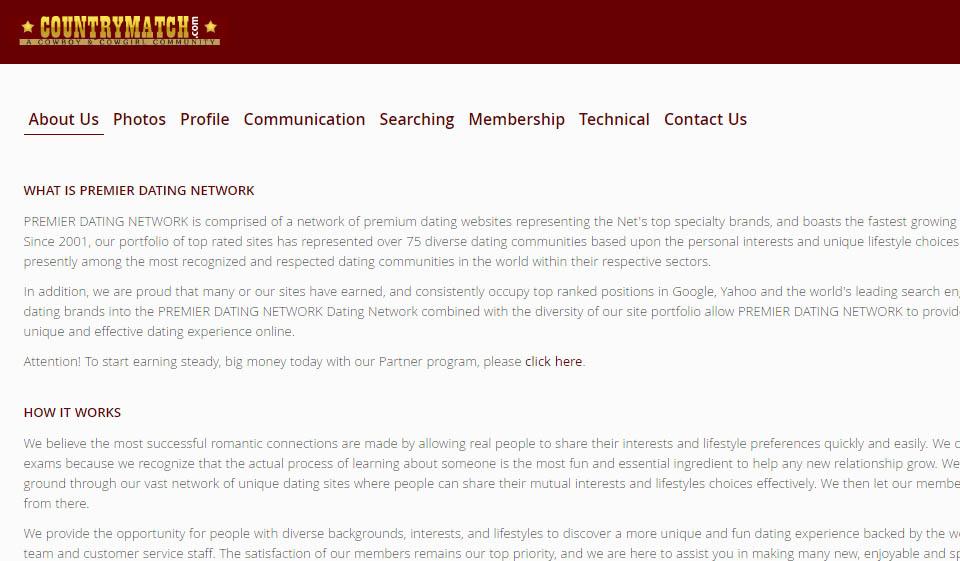 Recensione di Countrymatch