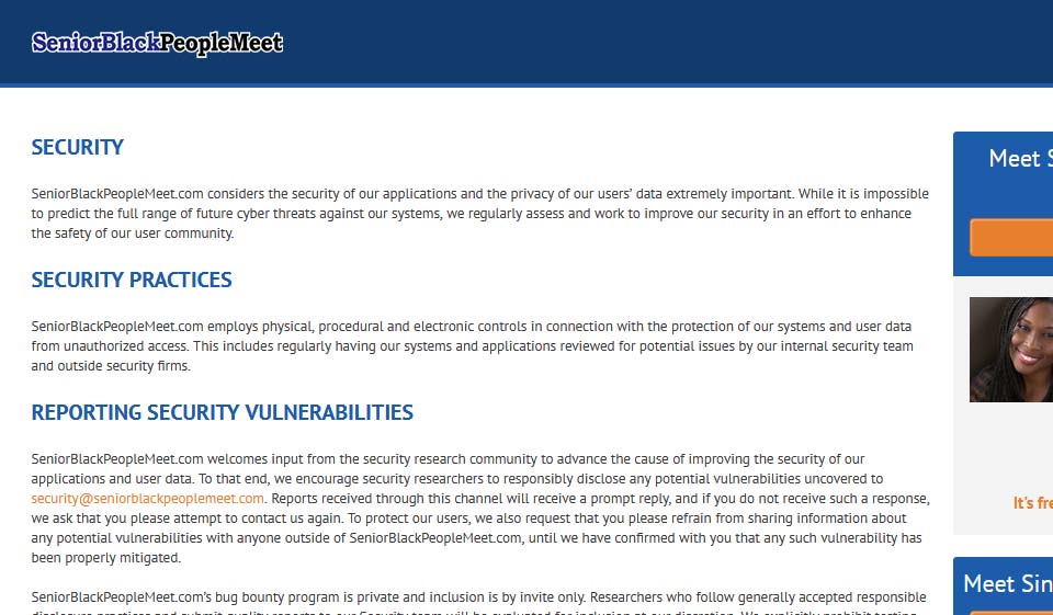 SeniorBlackPeopleMeet recensie