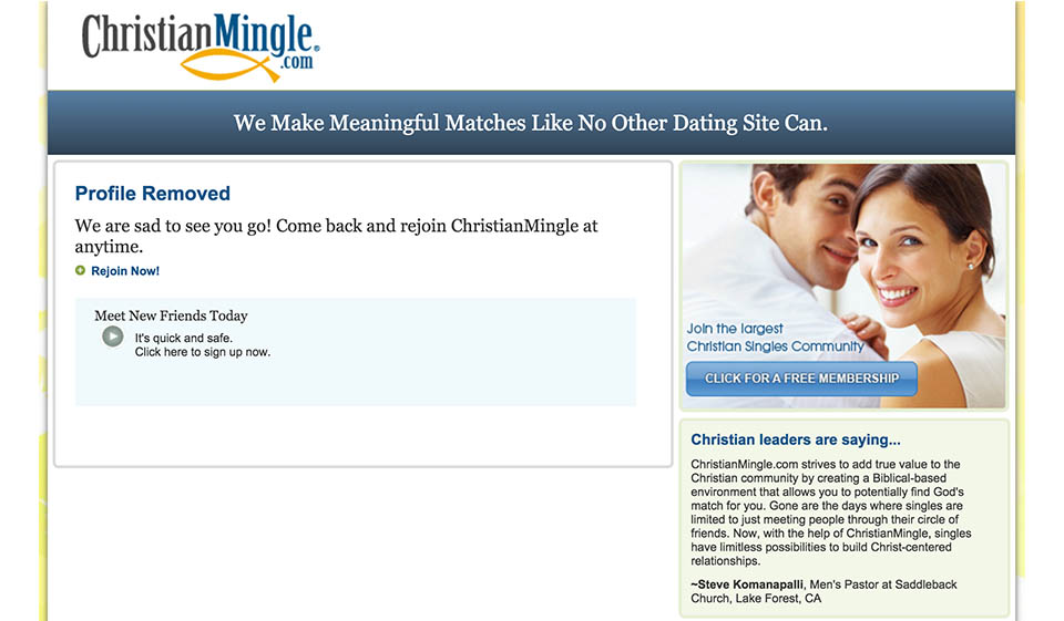 ChristianMingle Membership
