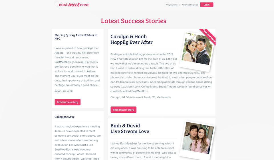 Caratteristiche speciali di EastMeetEast