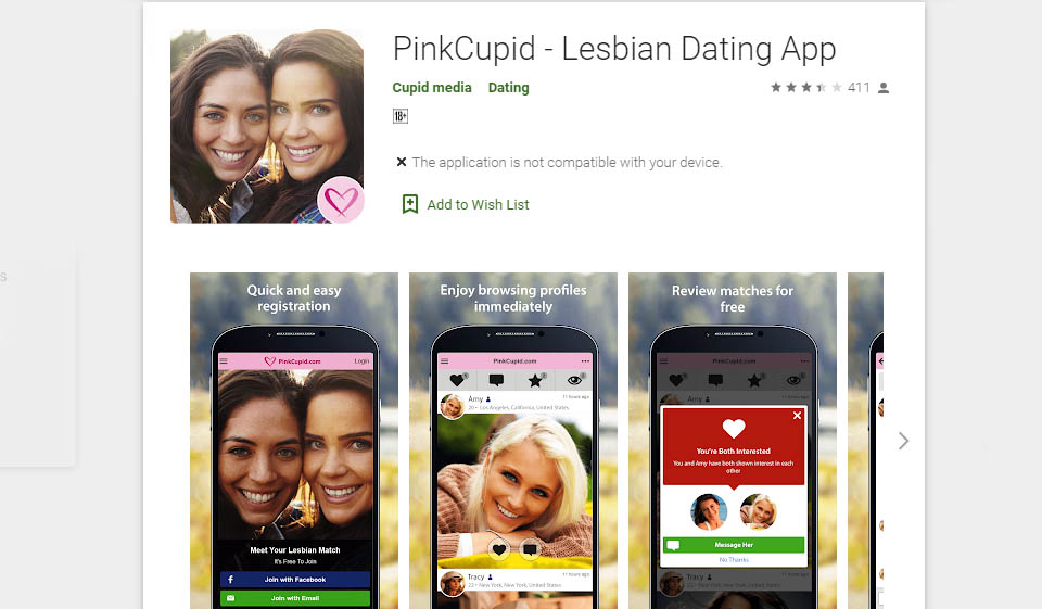 Pink Cupid Mobile App