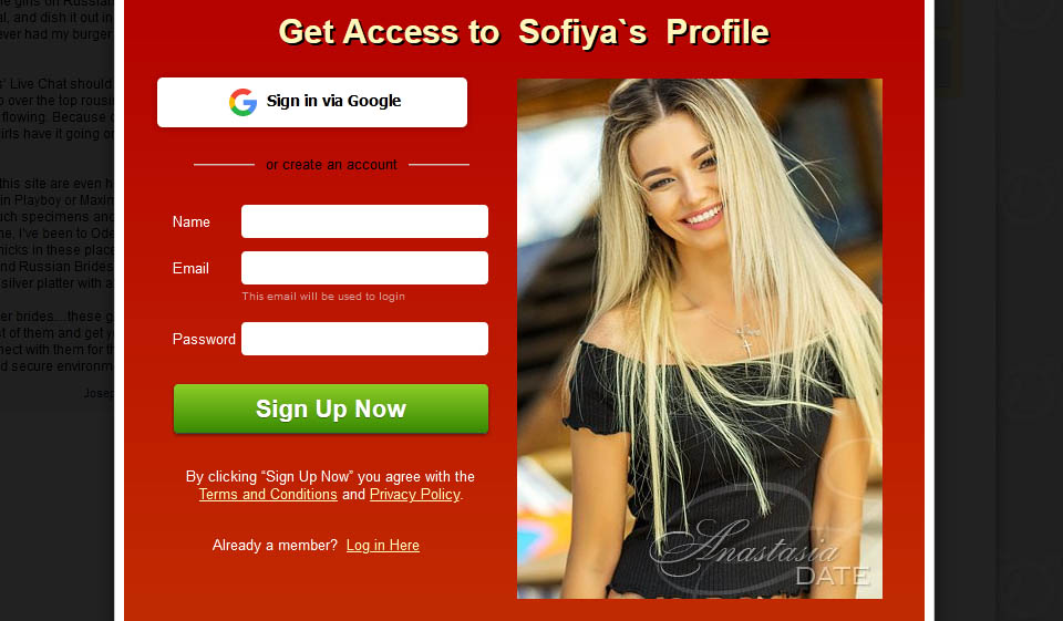 Segno di RussianBrides.com 