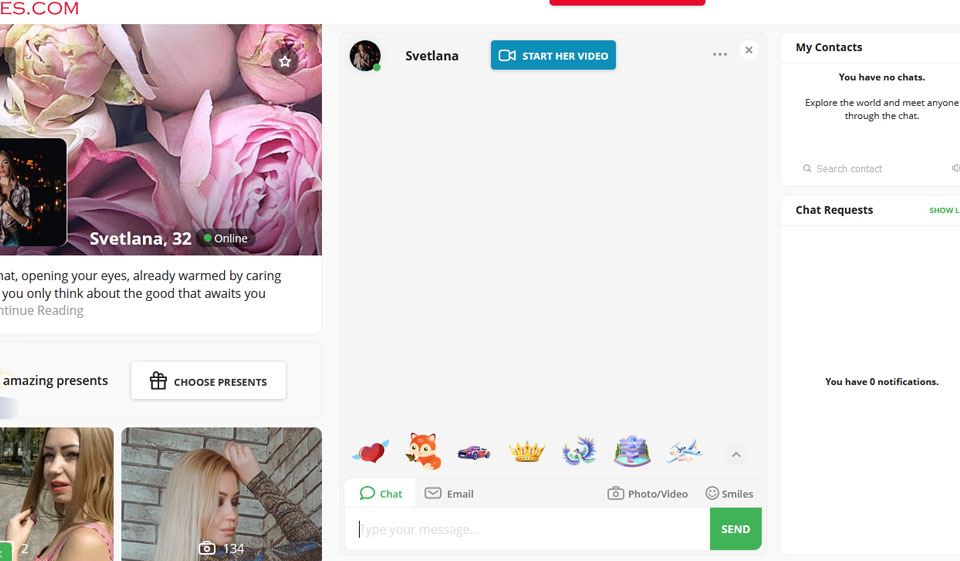 Sito web RussianBrides.com 