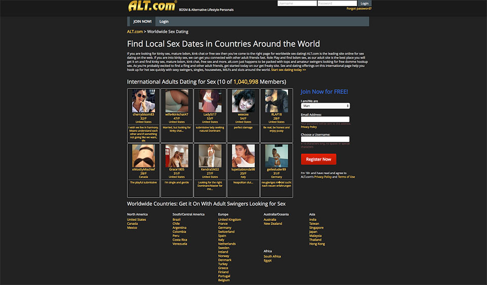 Alt.com Sign Up Process