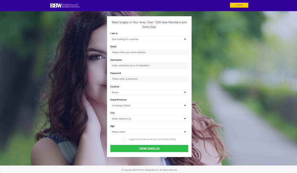 BBWDatefinder Iscriviti