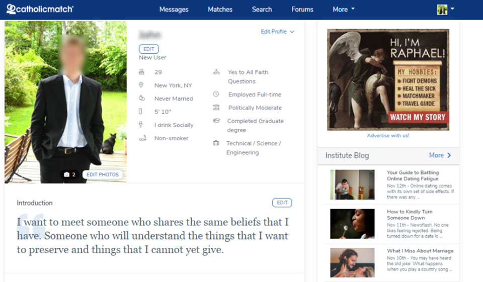 Catholicmatch Design