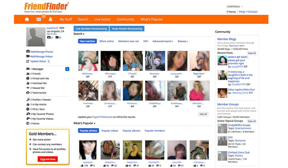 FriendFinder Çalışması