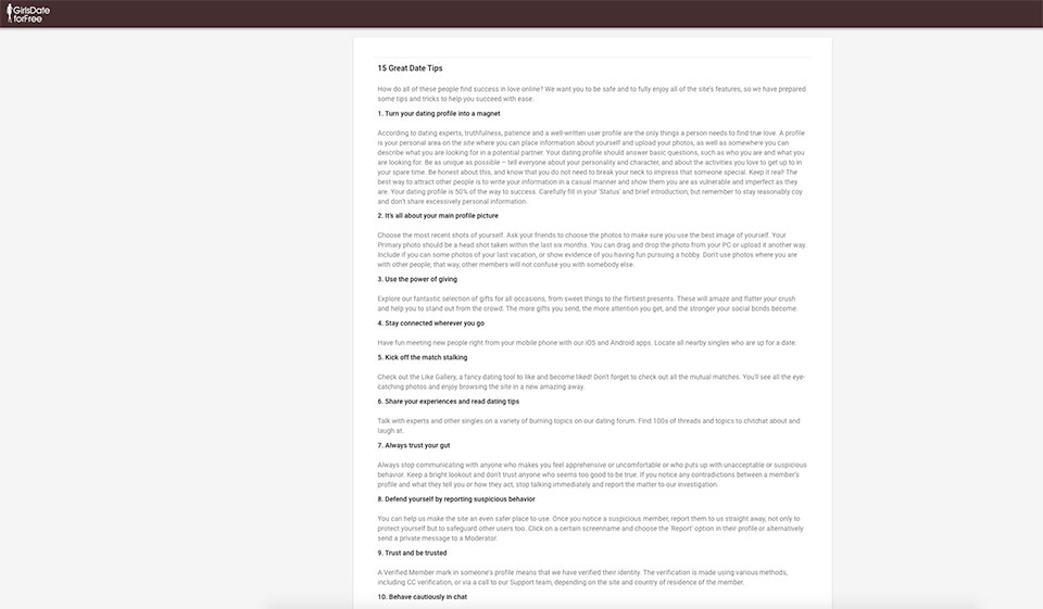 GirlsDateforFree Premium Membership