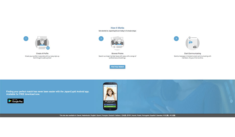 Japan Cupid Features