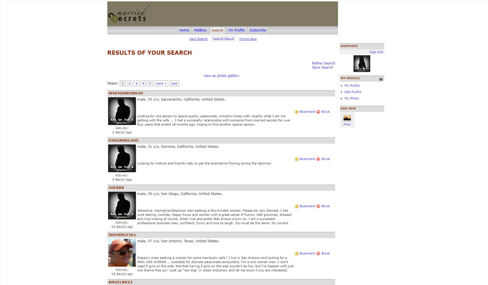 Married Secrets Matchmaking Service