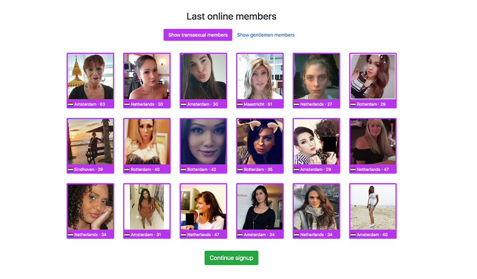 MyTranssexualDate Design & Usability