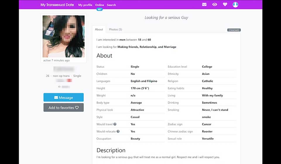 MyTranssexualDate Websites & Apps