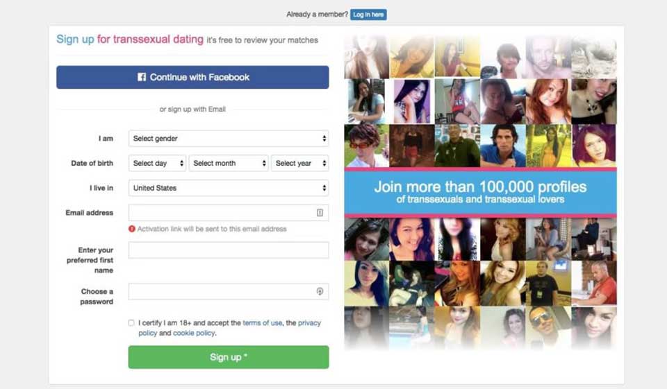 MyTranssexualDate Work