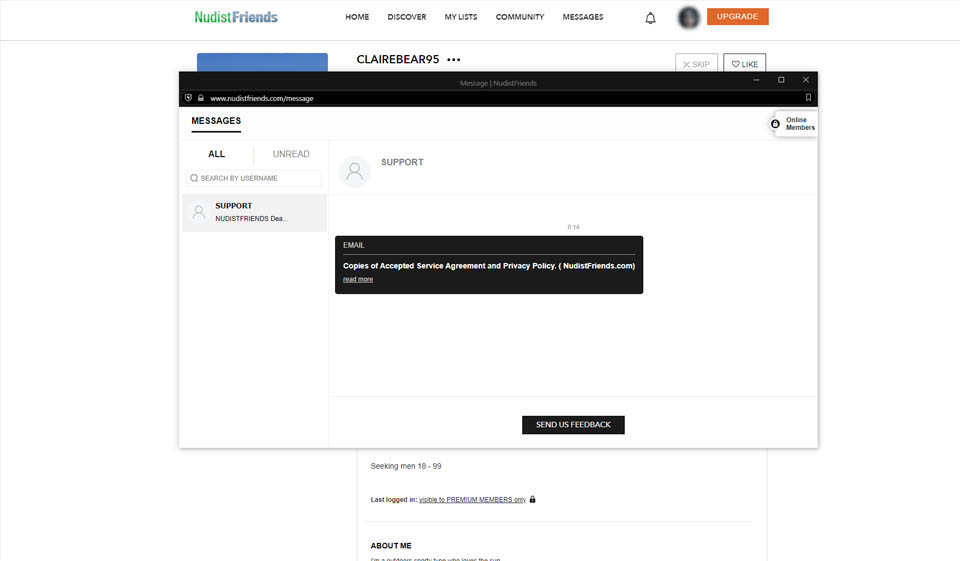 NudistFriends Profiles Quality