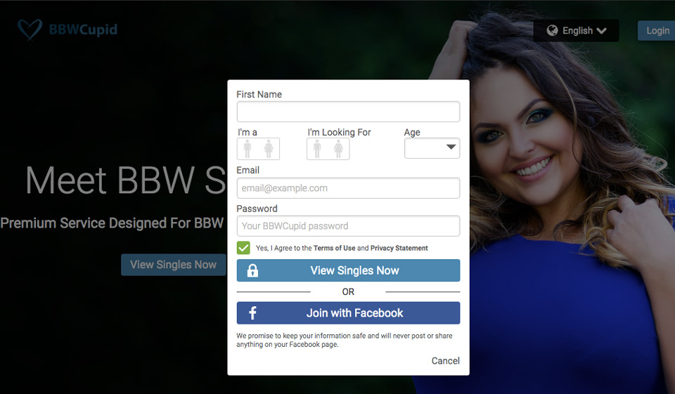 BBWCupid Sign-Up