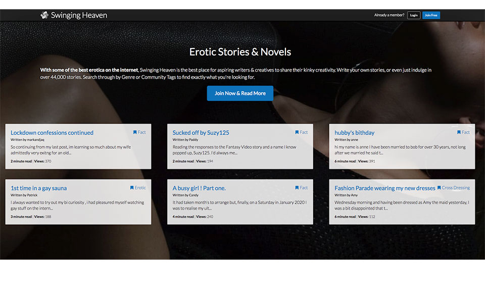 Opzioni di incontri Swinging Heaven