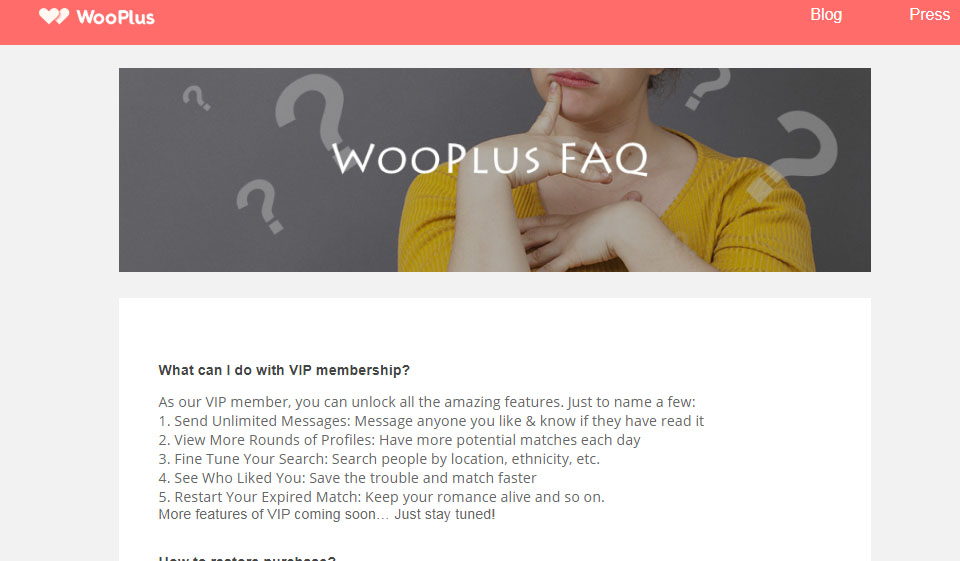 WooPlus Sign Up
