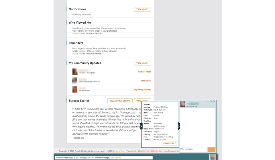 BBPeopleMeet siti web