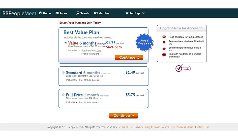 BBPeopleMeet prezzo e metodo di pagamento