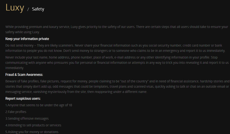 USERS PROFILES QUALITY