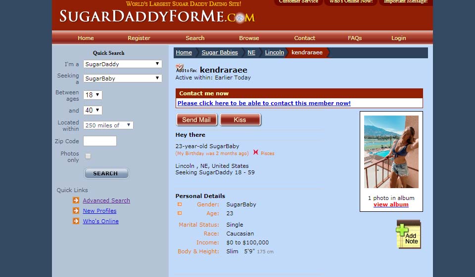 SugarDaddyForMe Membership Features