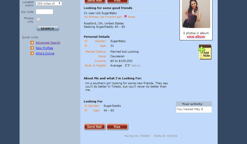 SugarDaddyForMe Design