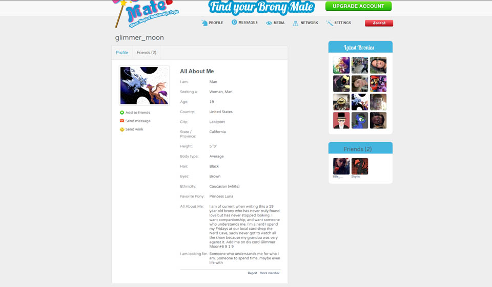 BronyMate Mobile Application