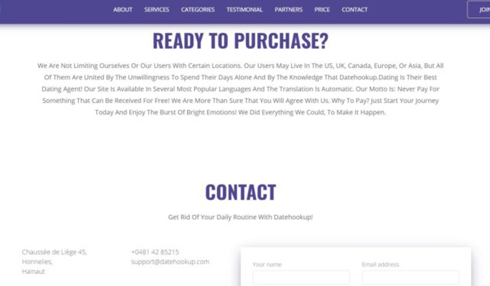 Come funziona DateHookUp