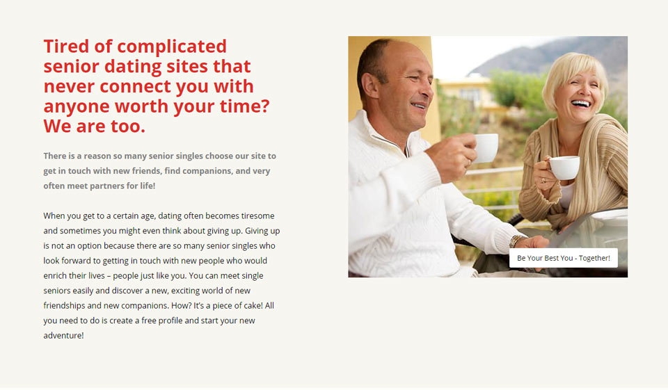 Gli appuntamenti per gli anziani sono davvero sicuri?