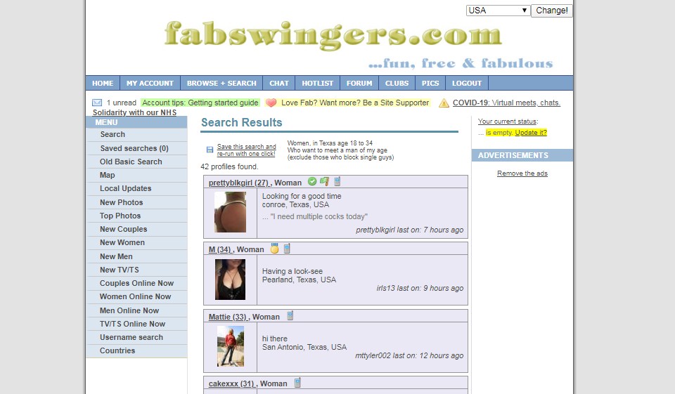 The Fabswingers Sign Up Process