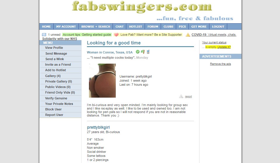 The Fabswingers Mobile Application
