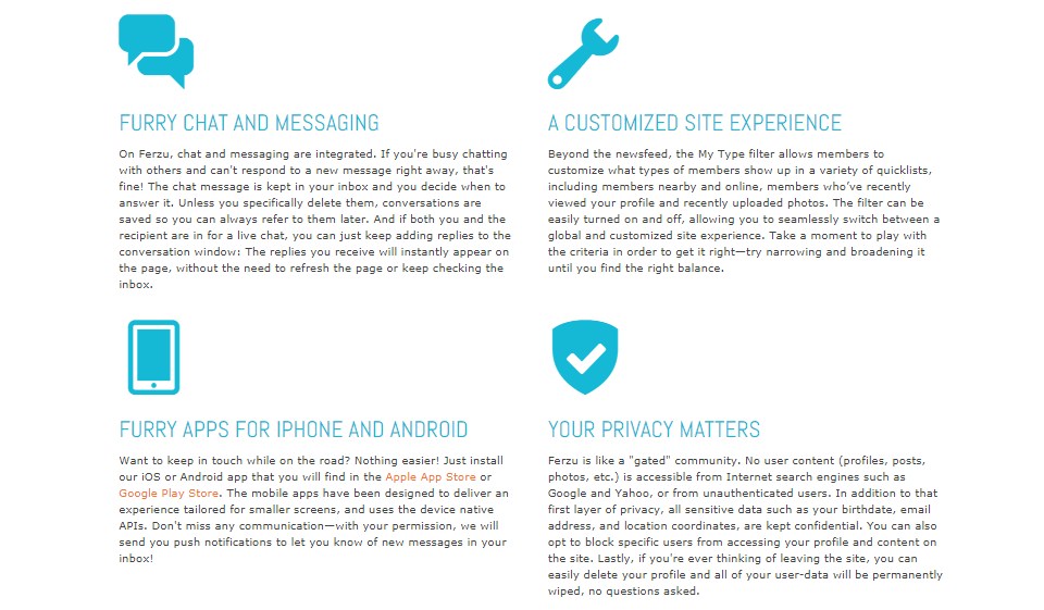 Confrontiamo Ferzu con altri progetti di appuntamenti