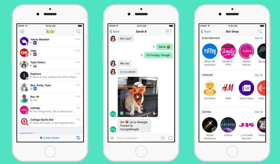 Qualità dei profili degli utenti Kik