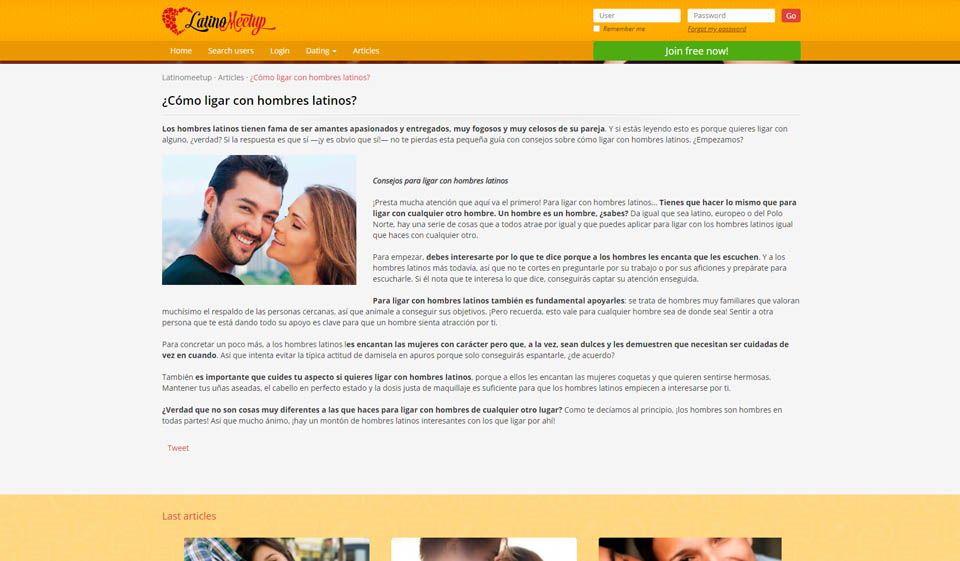 Prezzo di iscrizione a LatinoMeetup e metodo di pagamento