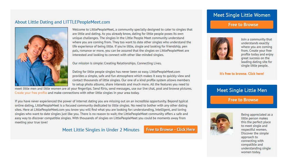 LittlePeopleMeet Sito web sicuro