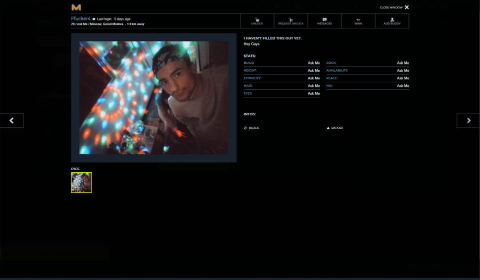 Applicazione di caccia all'uomo