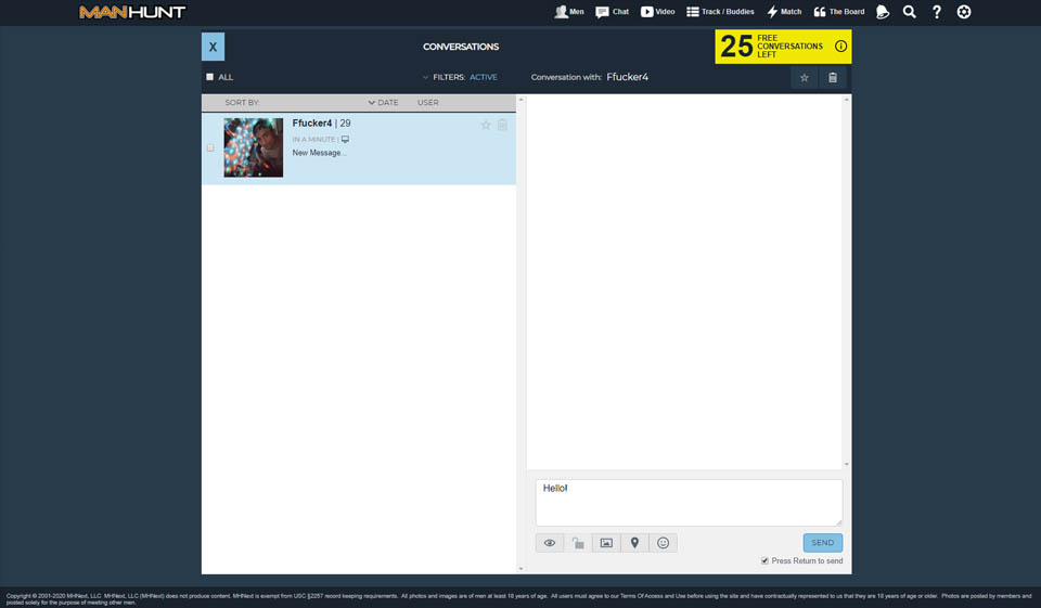 Prezzo caccia all'uomo