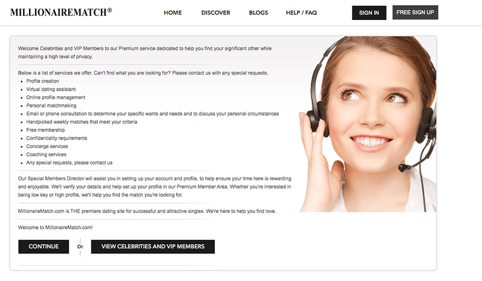 Applicazione mobile MillionaireMatch