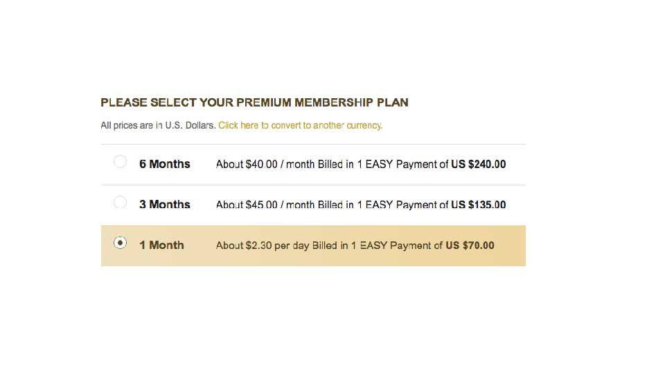 MillionaireMatch Price