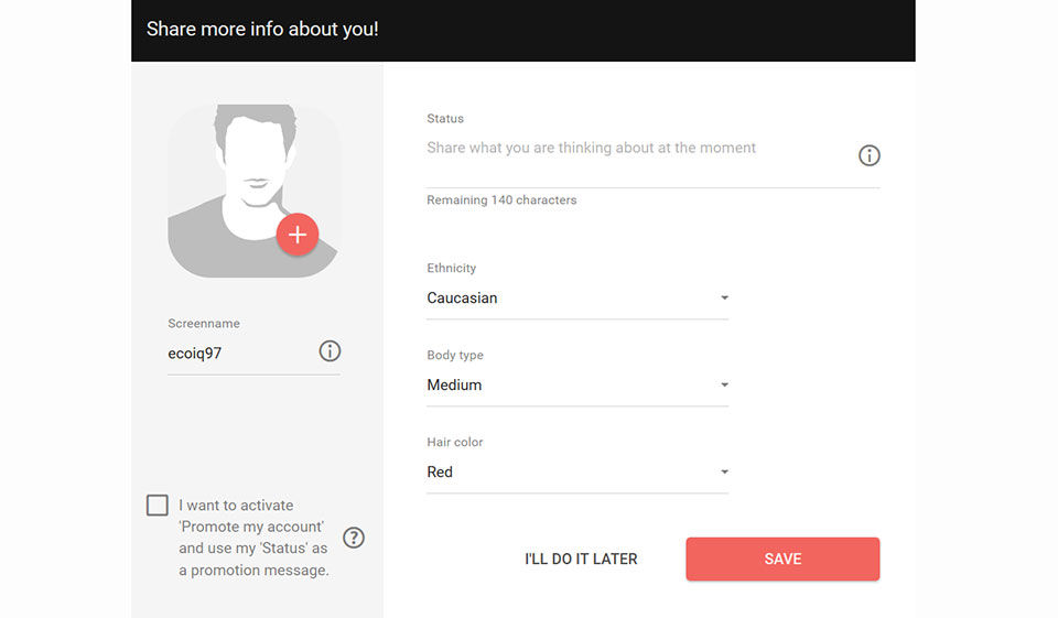 NaughtyDate Users Profile Quality