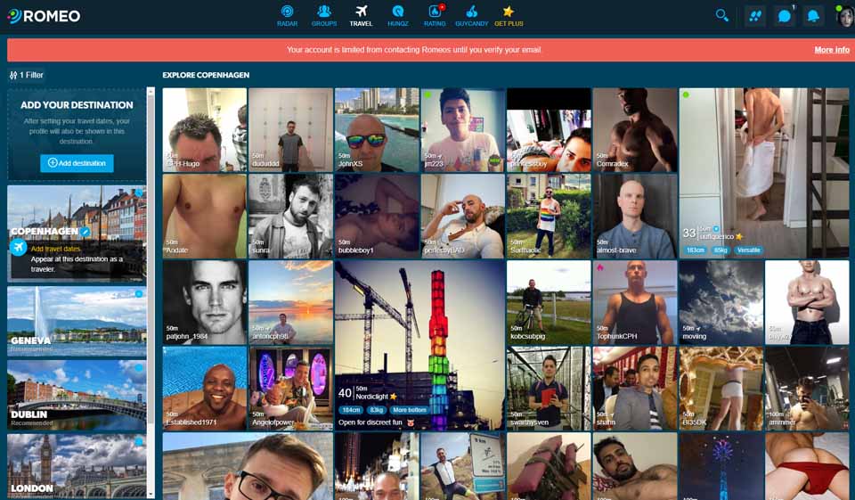PlanetRomeo Websites & Apps