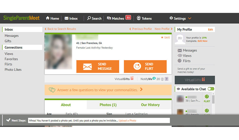 SingleParentMeet Profiles Quality