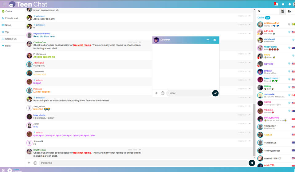 Familiarizzare con le alternative a Teenchat