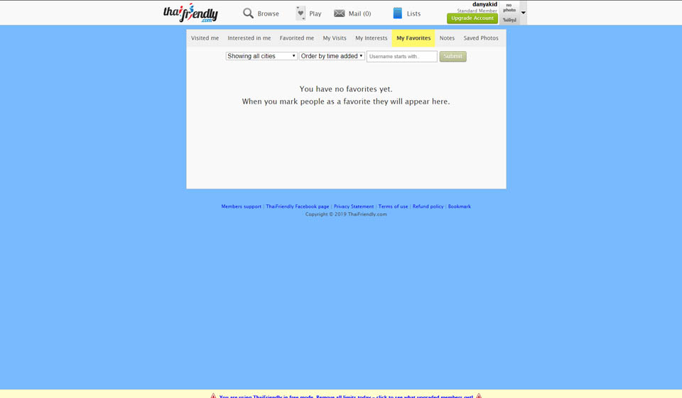 ThaiFriendly Premium Membership Features