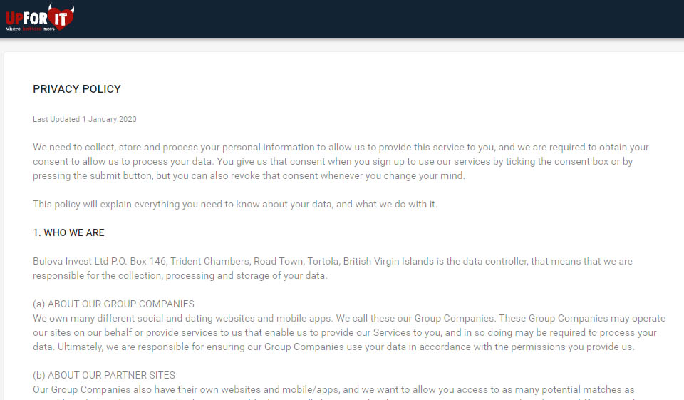 Upforit Answers Section