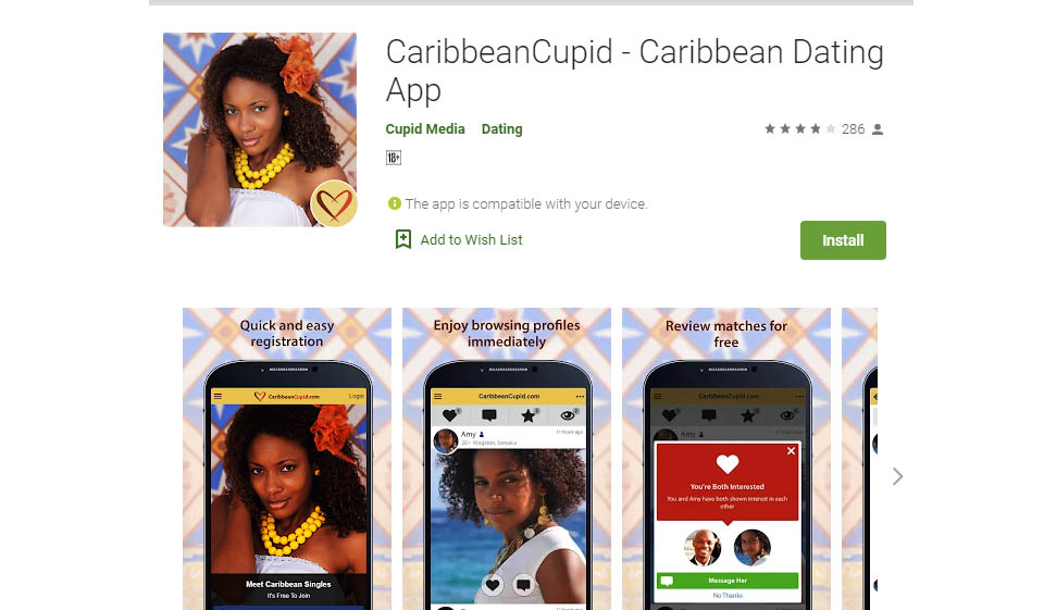 Caribbean Cupid Application