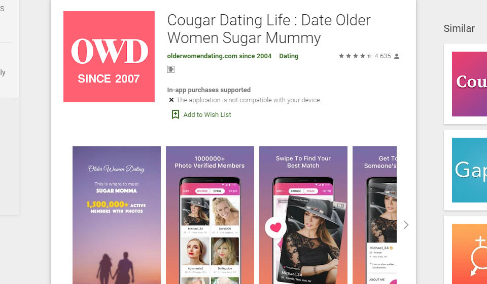 Older Women Dating Work